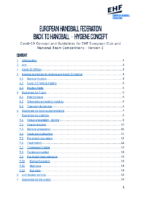 EHF Back to Handball – Hygiene Concept for EHF C&NT Competitions – V3